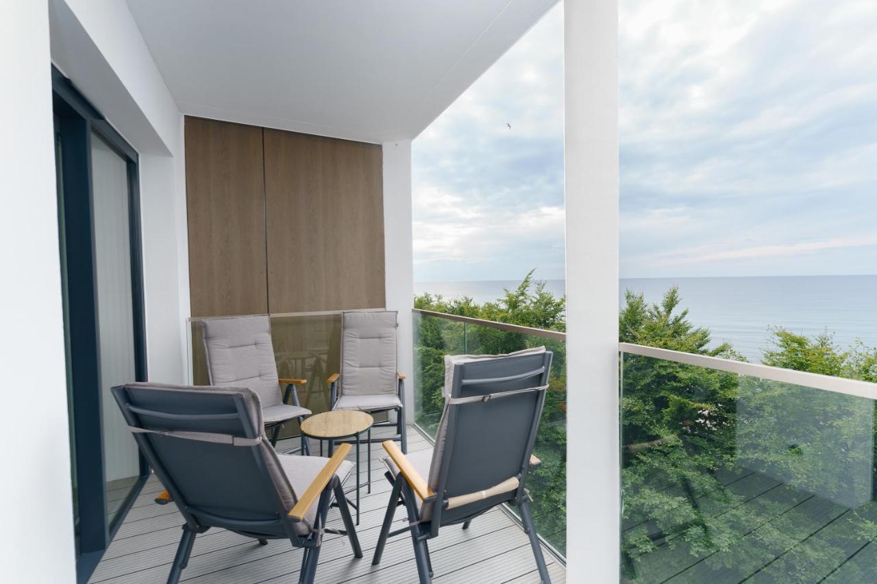 Apartament Kapitanski Z Widokiem Na Morze 4 Pietro - By Perlowa Przystan Rent Sianozety Eksteriør billede
