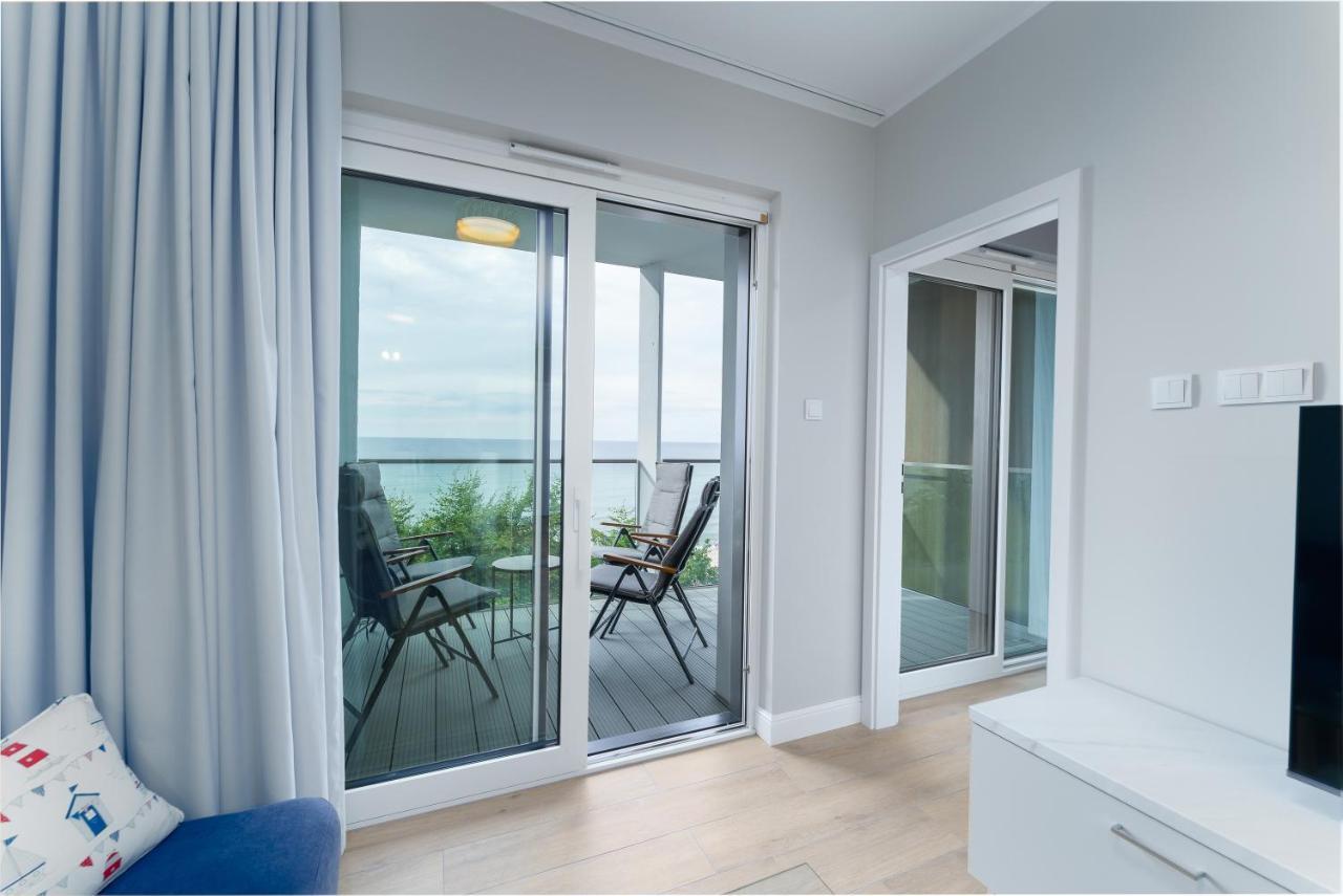 Apartament Kapitanski Z Widokiem Na Morze 4 Pietro - By Perlowa Przystan Rent Sianozety Eksteriør billede