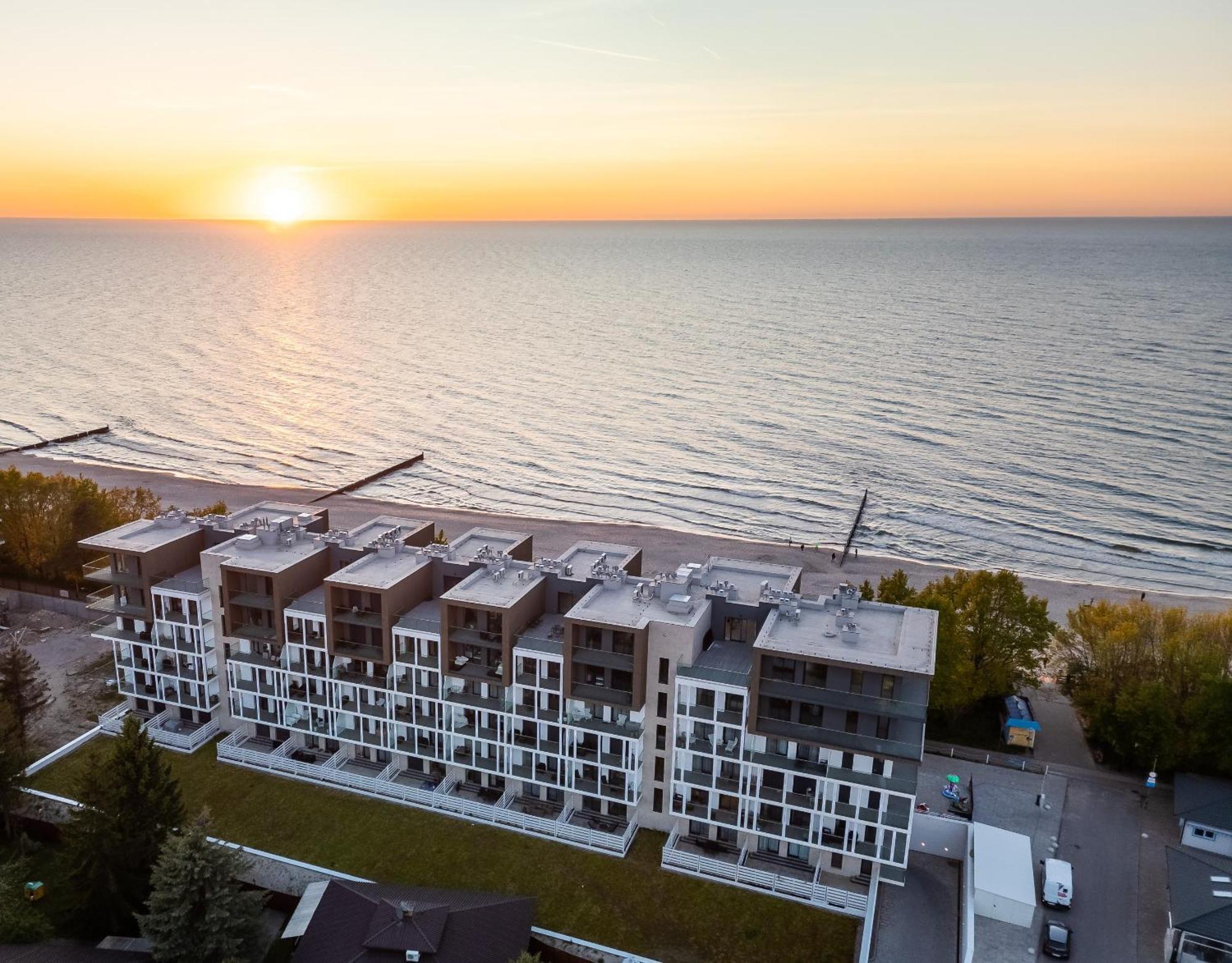 Apartament Kapitanski Z Widokiem Na Morze 4 Pietro - By Perlowa Przystan Rent Sianozety Eksteriør billede