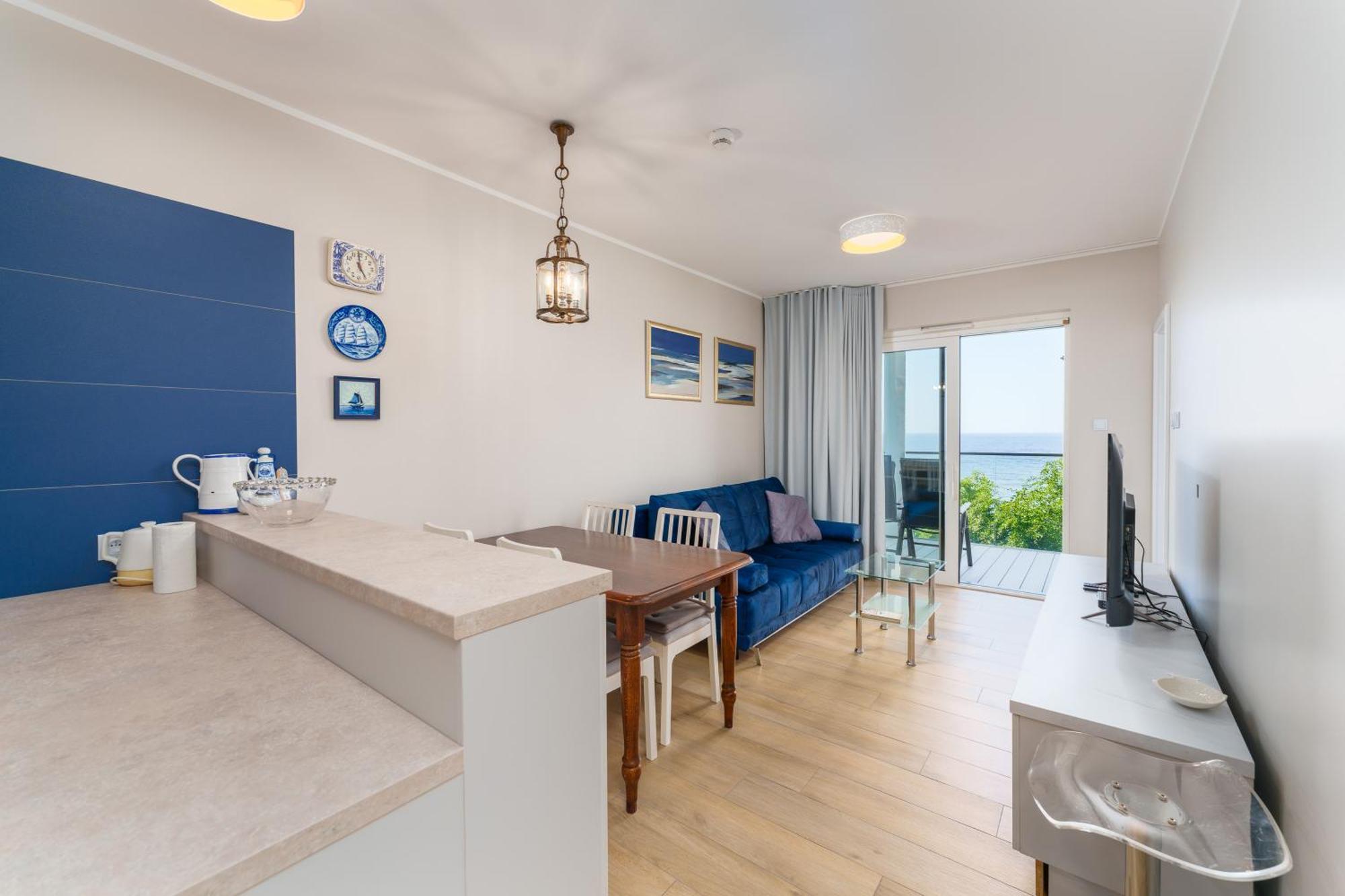 Apartament Kapitanski Z Widokiem Na Morze 4 Pietro - By Perlowa Przystan Rent Sianozety Eksteriør billede